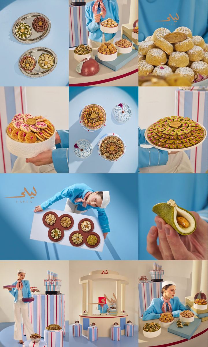 Layla Sweets Instagram feed designed by NAH